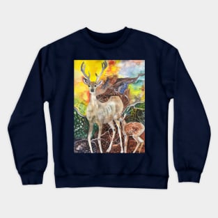 Patricia's Deer Crewneck Sweatshirt